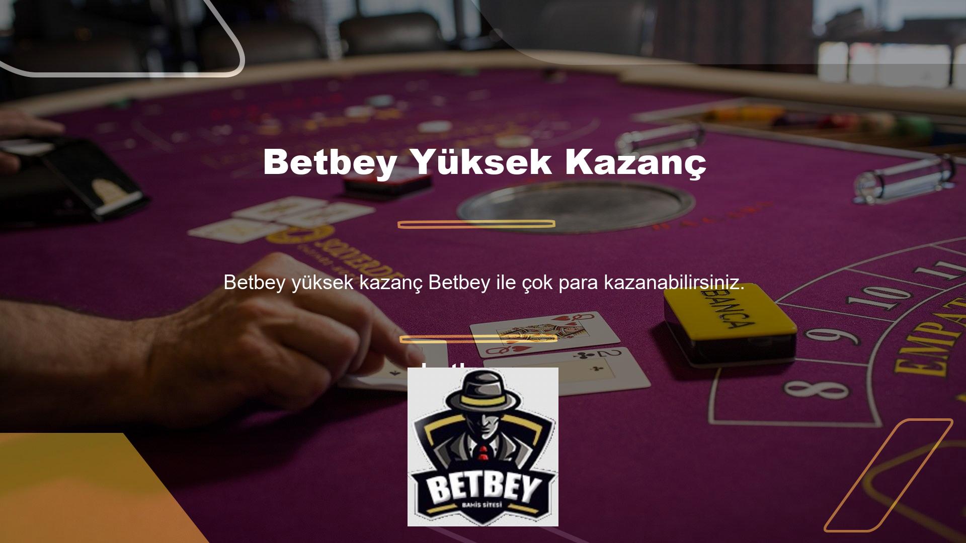 Güvenilir ve güvenilir bir Bettor arıyorsanız, Betbey gitmenin yoludur